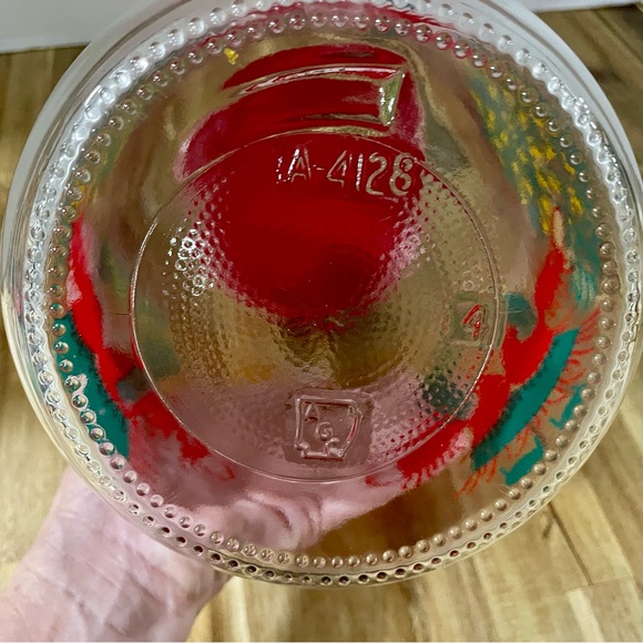 Christmas Carolers Around A Christmas Tree Jar with Red Lid Native American - Picture 11 of 12